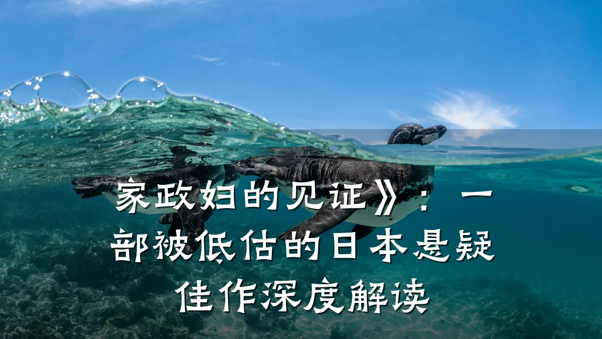 家政妇的见证》：一部被低估的日本悬疑佳作深度解读