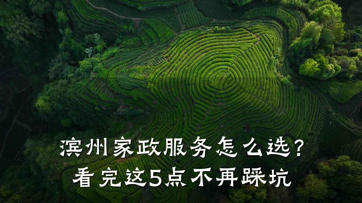 滨州家政服务怎么选？看完这5点不再踩坑