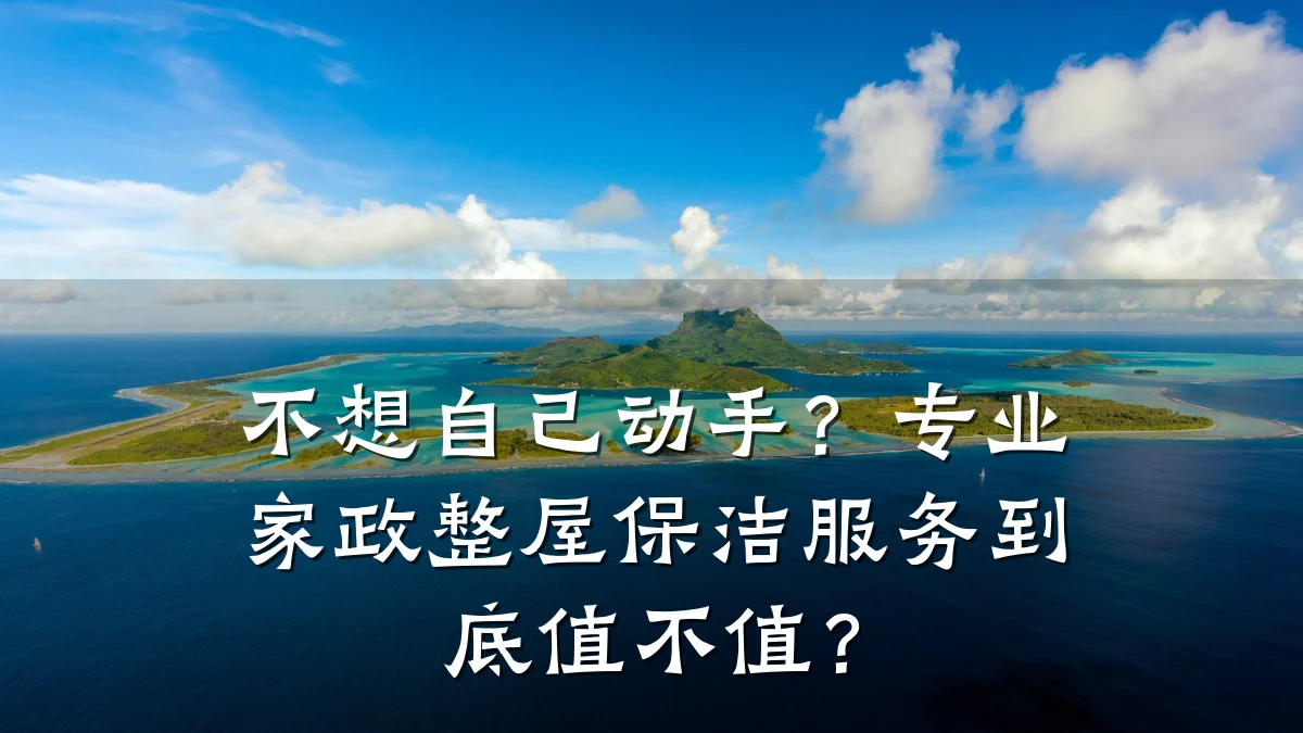 不想自己动手？专业家政整屋保洁服务到底值不值？