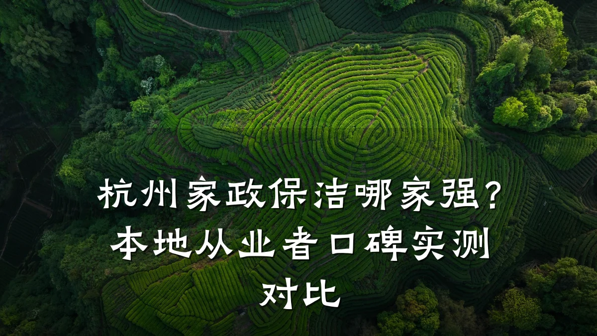 杭州家政保洁哪家强?本地从业者口碑实测对比
