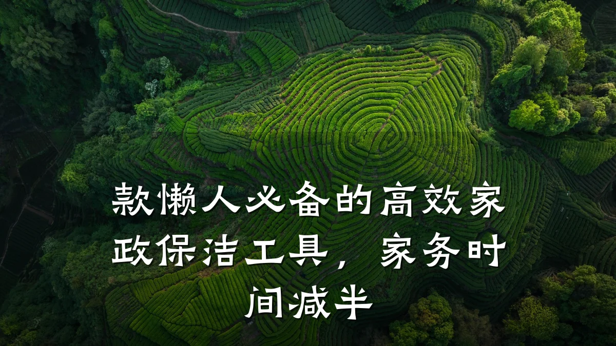 款懒人必备的高效家政保洁工具，家务时间减半