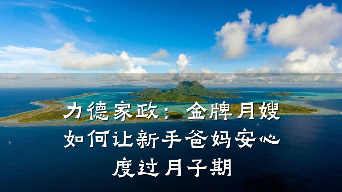 力德家政：金牌月嫂如何让新手爸妈安心度过月子期