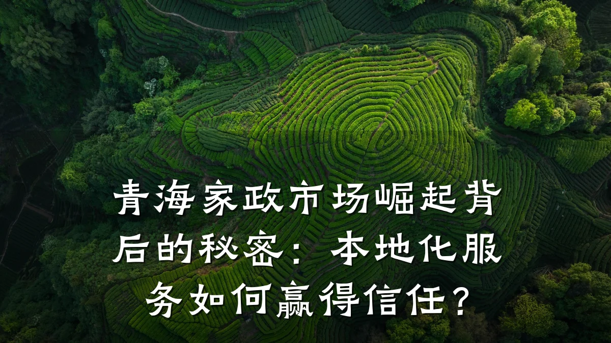 青海家政市场崛起背后的秘密：本地化服务如何赢得信任？