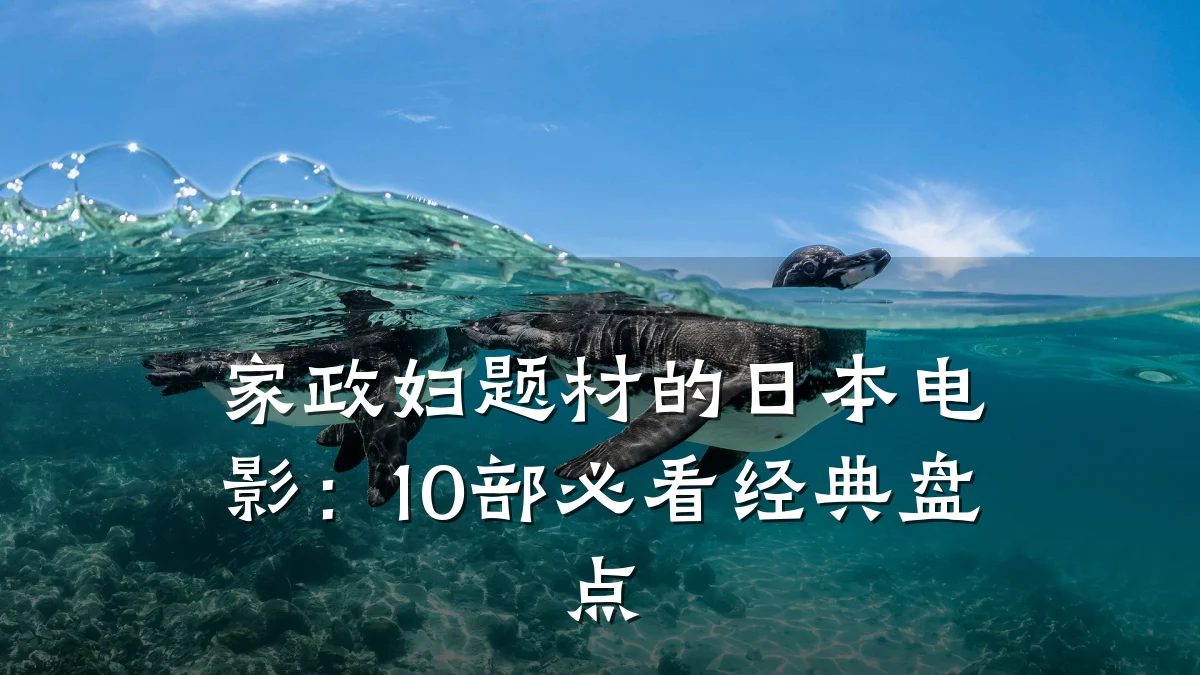 家政妇题材的日本电影:10部必看经典盘点