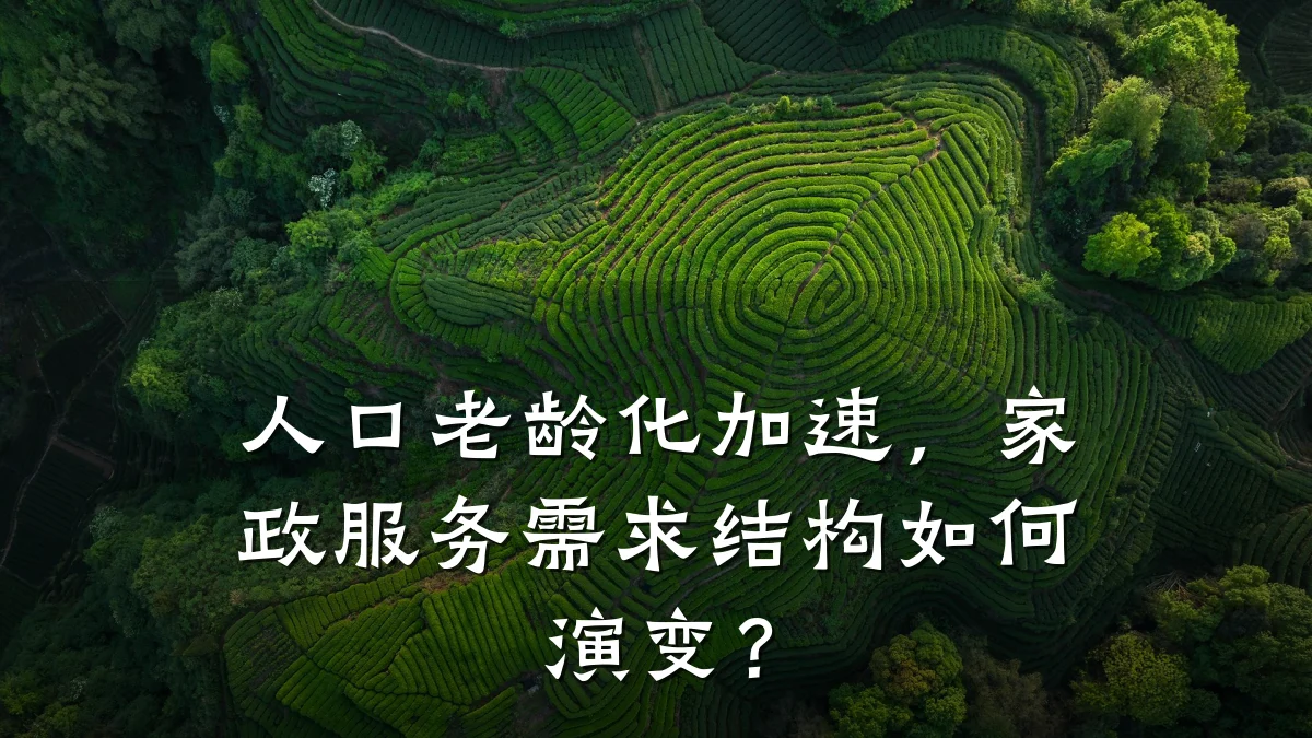 人口老龄化加速，家政服务需求结构如何演变？