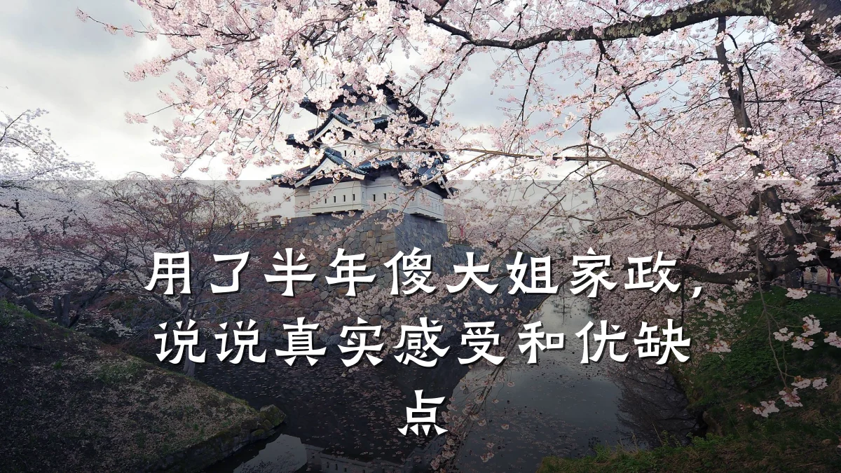 用了半年傻大姐家政，说说真实感受和优缺点