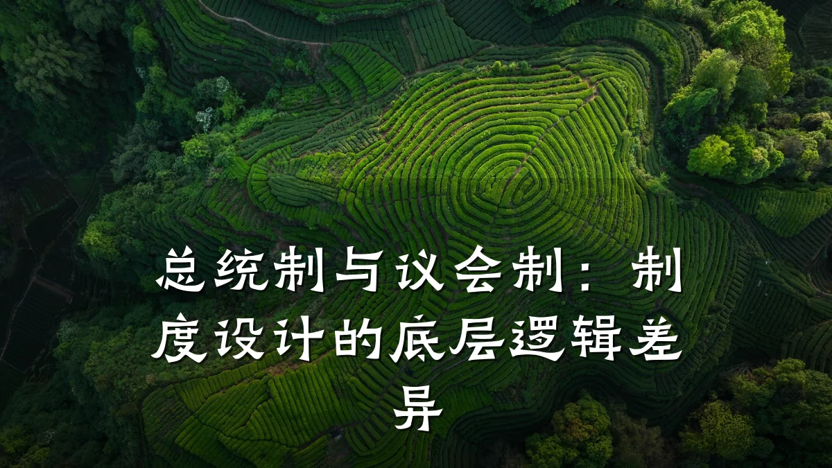 总统制与议会制:制度设计的底层逻辑差异