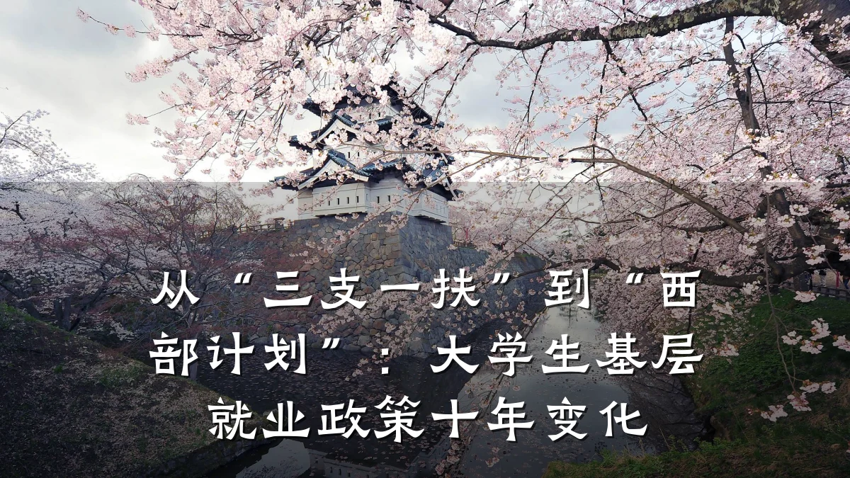 从“三支一扶”到“西部计划”：大学生基层就业政策十年变化