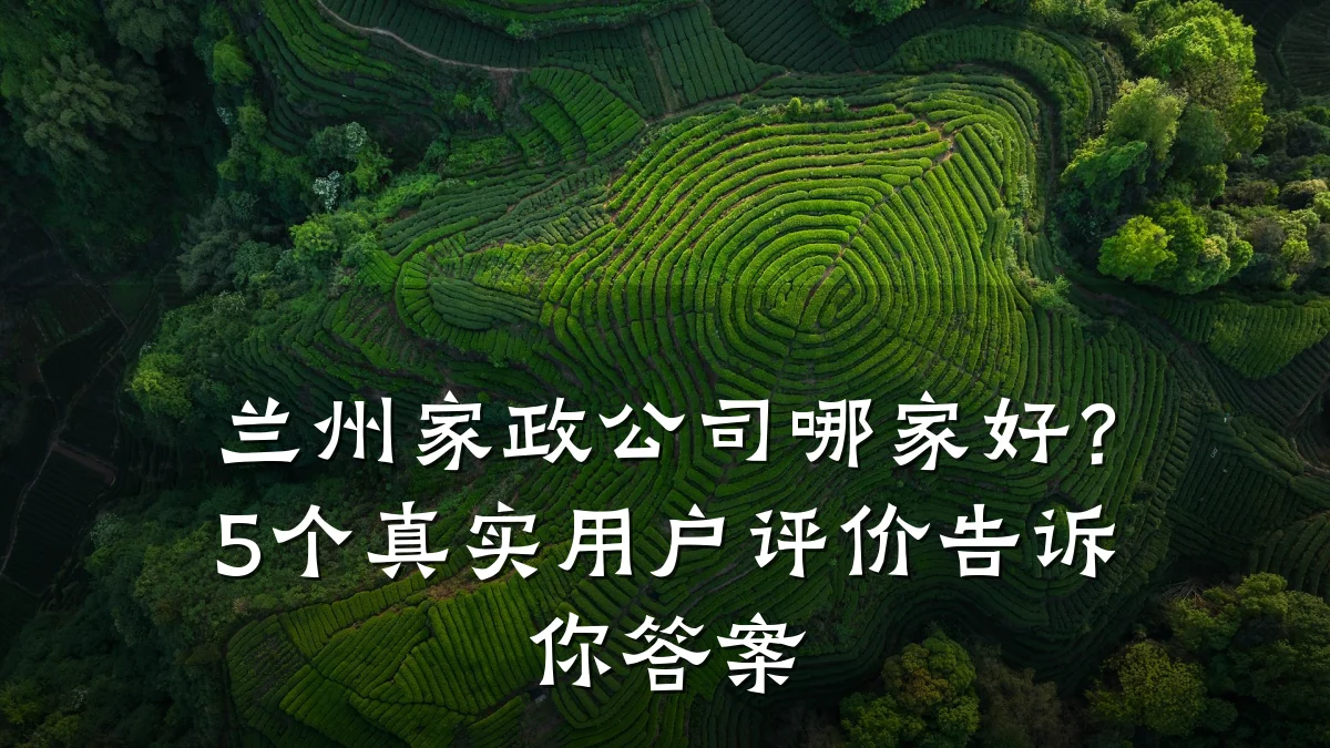 兰州家政公司哪家好?5个真实用户评价告诉你答案