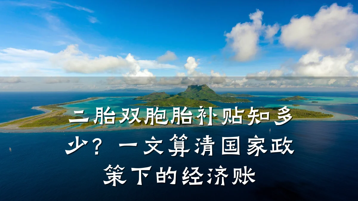 二胎双胞胎补贴知多少？一文算清国家政策下的经济账