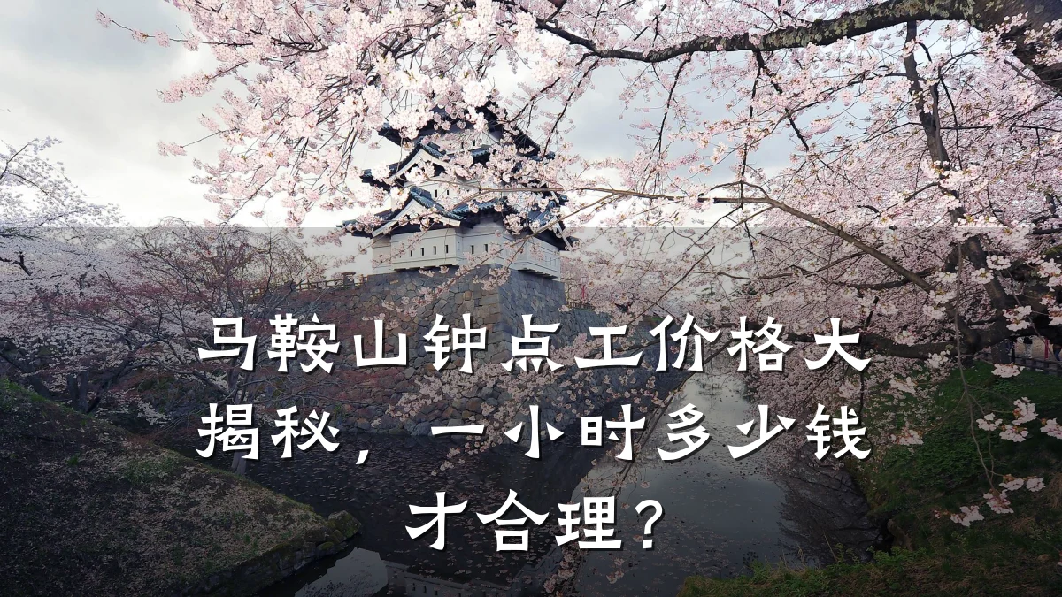 马鞍山钟点工价格大揭秘,一小时多少钱才合理?