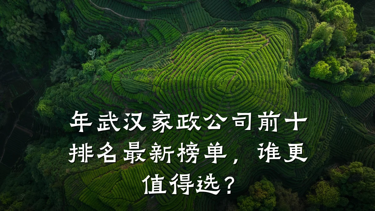 年武汉家政公司前十排名最新榜单，谁更值得选？