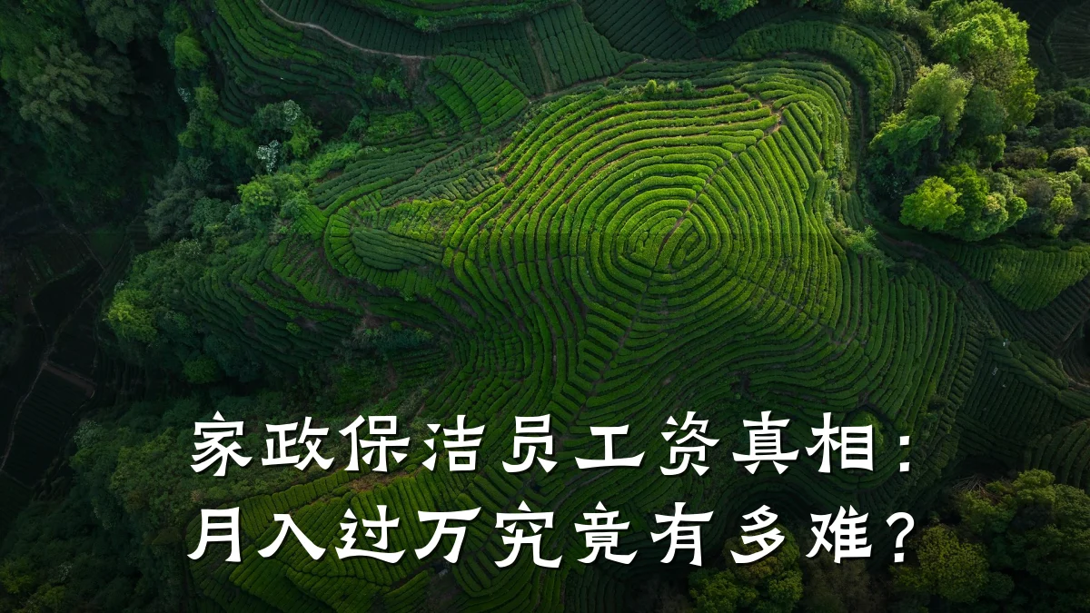 家政保洁员工资真相：月入过万究竟有多难？