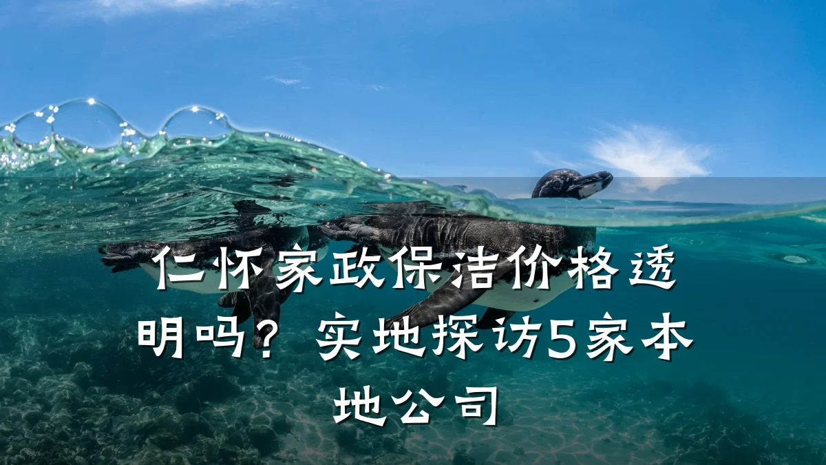 仁怀家政保洁价格透明吗？实地探访5家本地公司