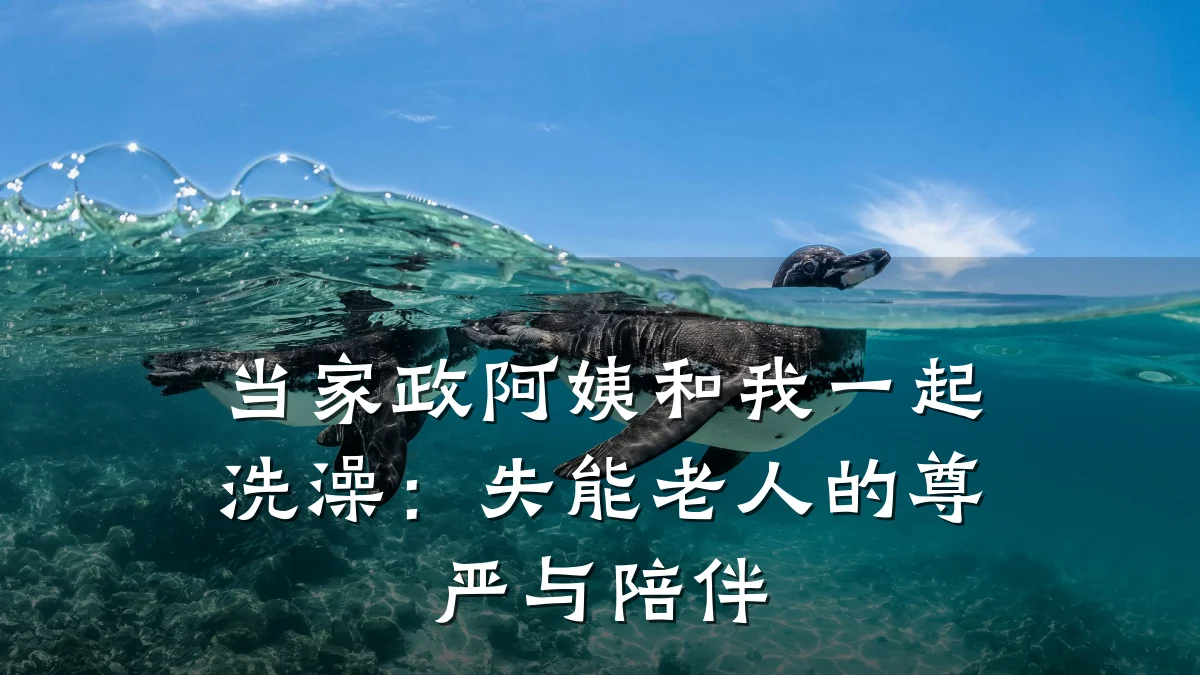 当家政阿姨和我一起洗澡：失能老人的尊严与陪伴