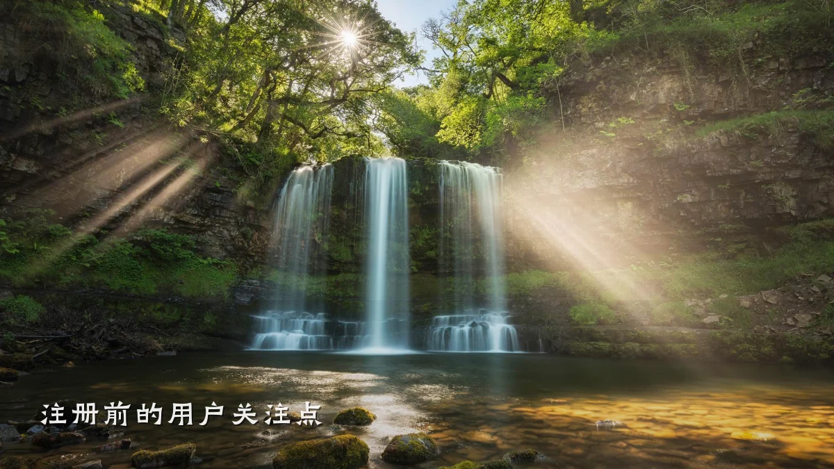 注册前的用户关注点